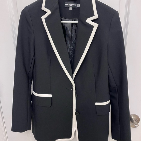 Karl Lagerfeld Jackets & Blazers - Karl Lagerfeld Black Jacket